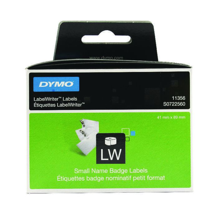 DYMO Labelwriter Labels White Name Badge 89 X 41mm Dryad Education